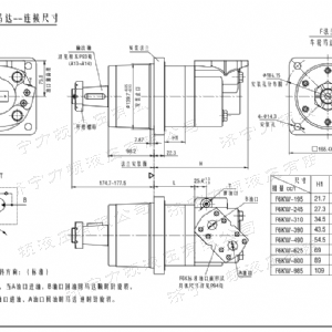 BM6車(chē)輪系列馬達(dá)